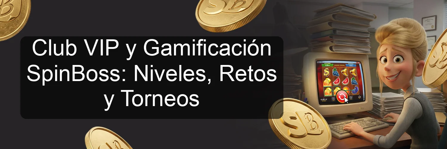 Club VIP y Gamificación SpinBoss: Niveles, Retos y Torneos